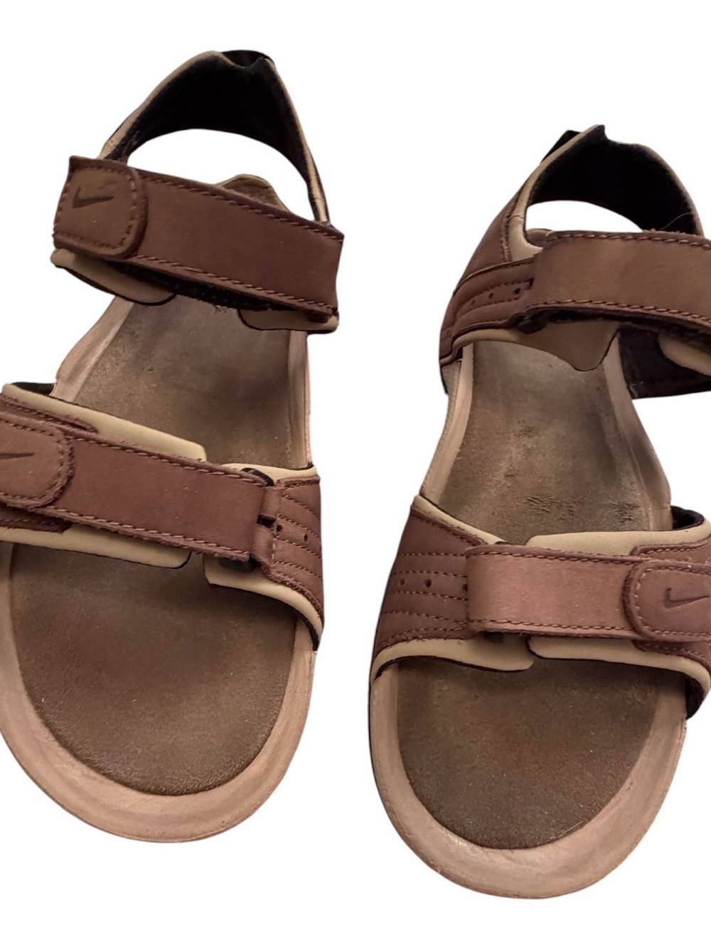 Nike Outdoor ACG sandals feature adjustable velcro straps-Size 7